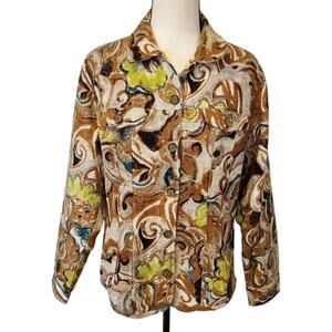 Chico's Earthy Swirl Blazer